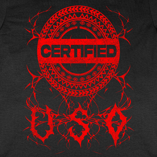 Certified USO Black Tee
