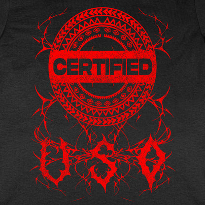 Certified USO Black Tee